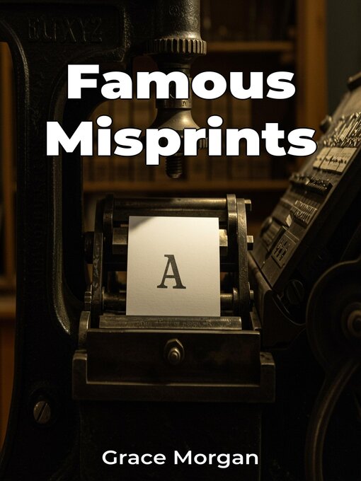 Title details for Famous Misprints by Grace Morgan - Available